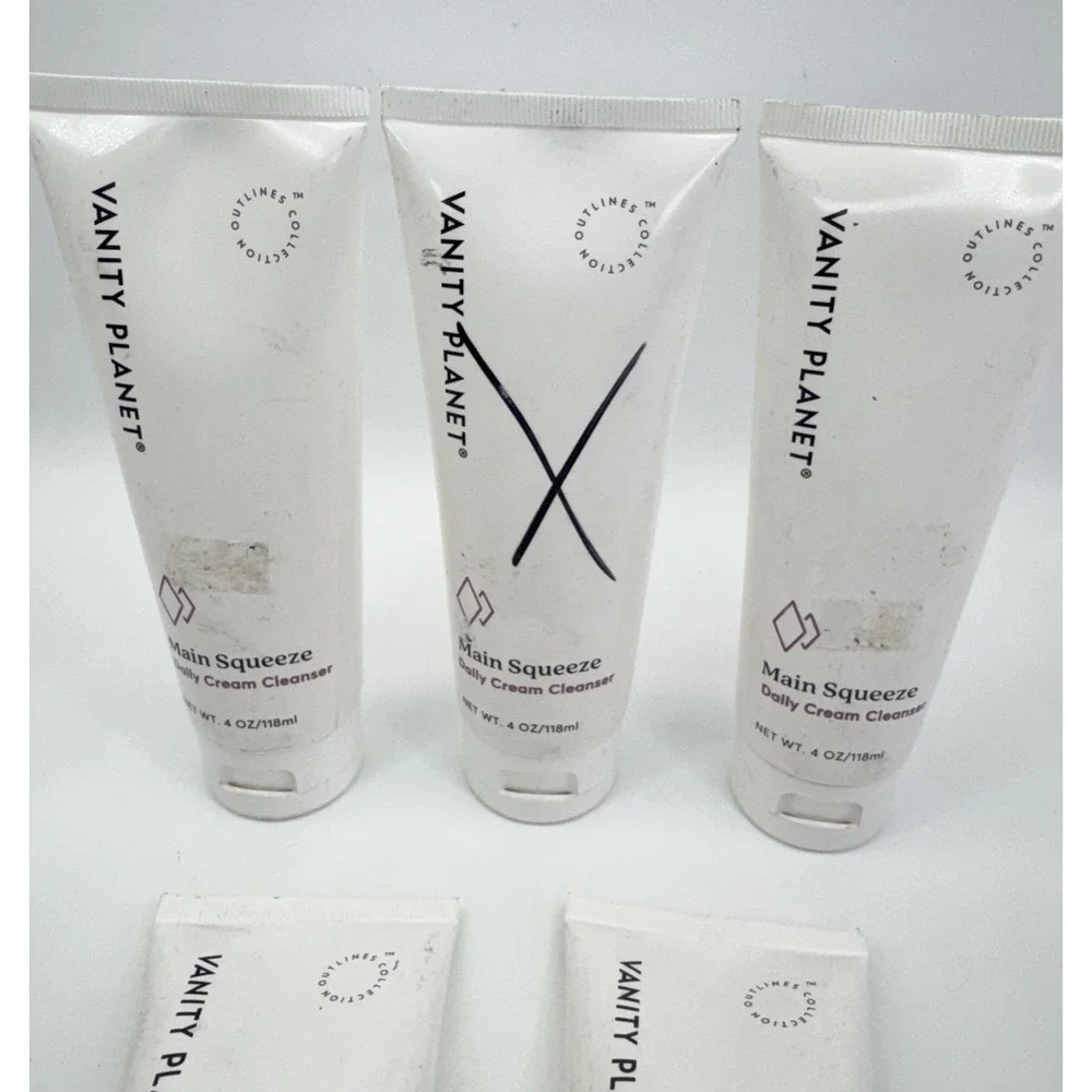 5 X Vanity Planet Main Squeeze Cleanser 4oz Lot 5 Daily Cream Face Wash NOS USA